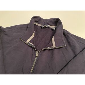 Roundtree & Yorke Men's‎ 1/4 Zip Blue Long Sleeve Pullover 2XLT